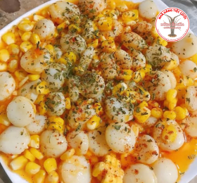 Còi Sò Điệp Xào Bơ Bắp 