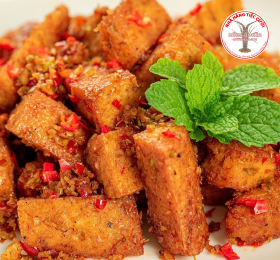 Đậu Hủ Chiên Xả Ớt