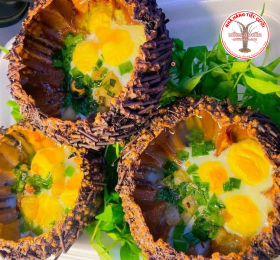 Nhum Nướng Trứng Gà 