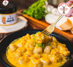 Răng Mực Sốt Trứng Muối