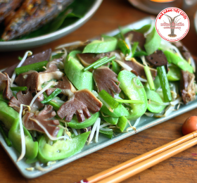 Tim, Mề Gà Xào Mướp